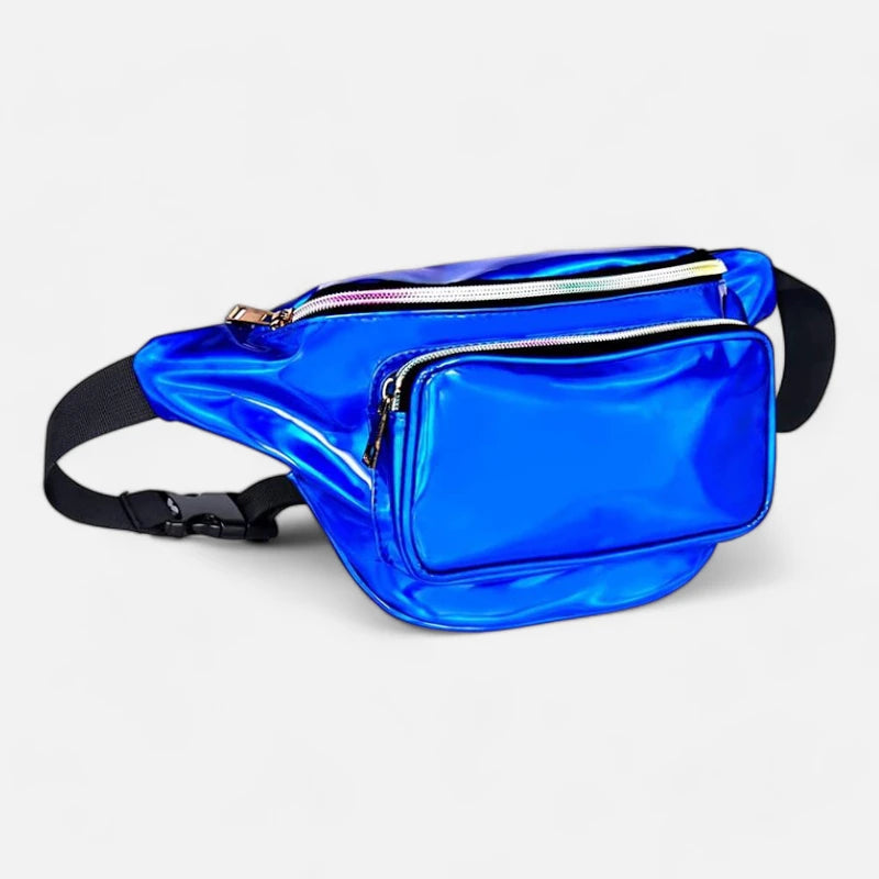 Sac banane holographique brillant tendance Lucette