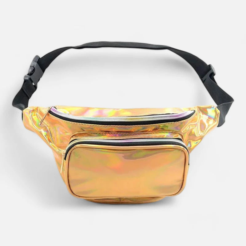 Sac banane holographique brillant tendance Lucette