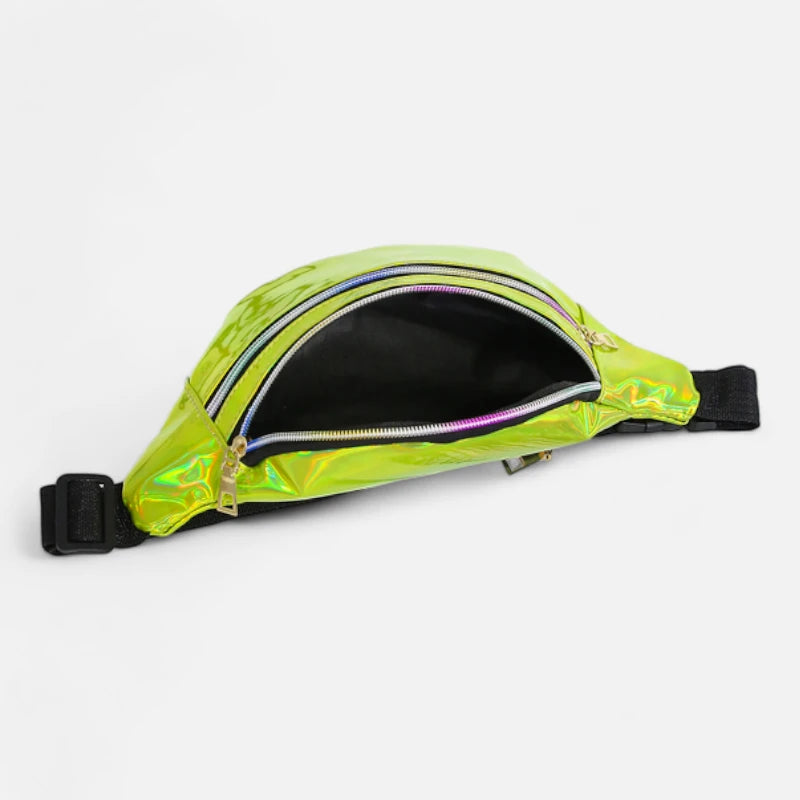 Sac banane holographique brillant tendance Mélodie