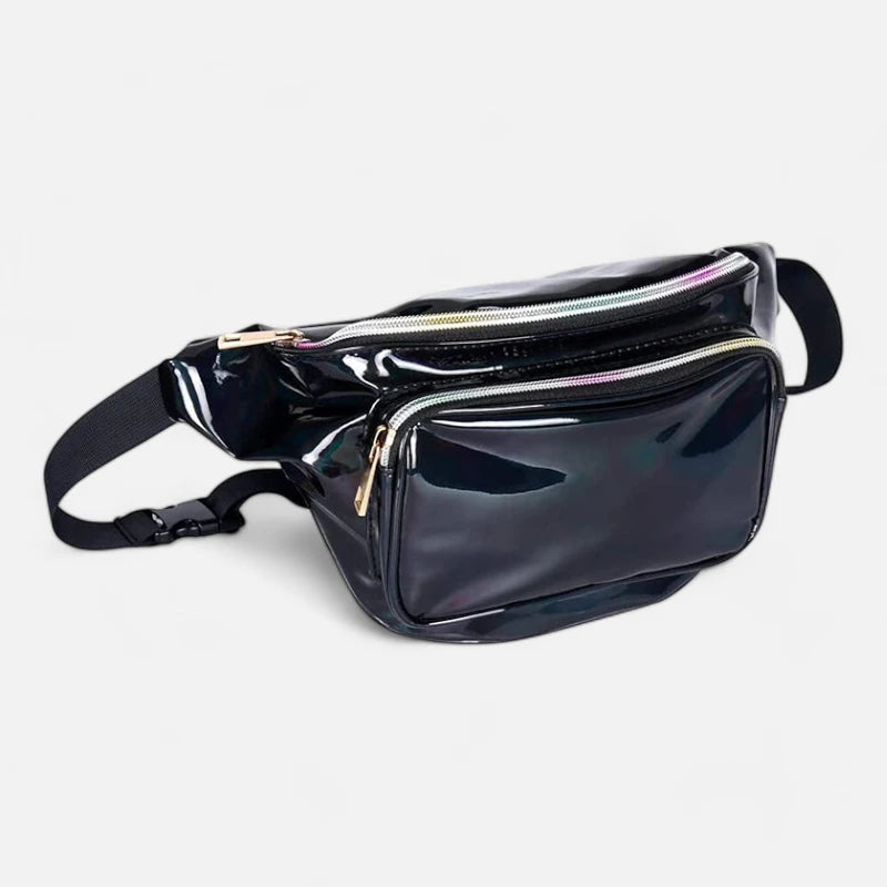 Sac banane holographique brillant tendance Lucette