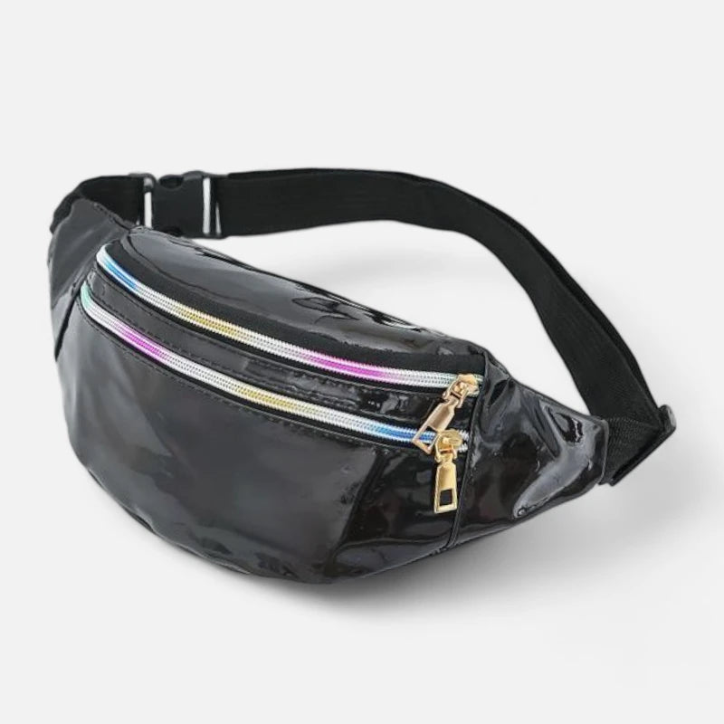 Sac banane holographique brillant tendance Mélodie