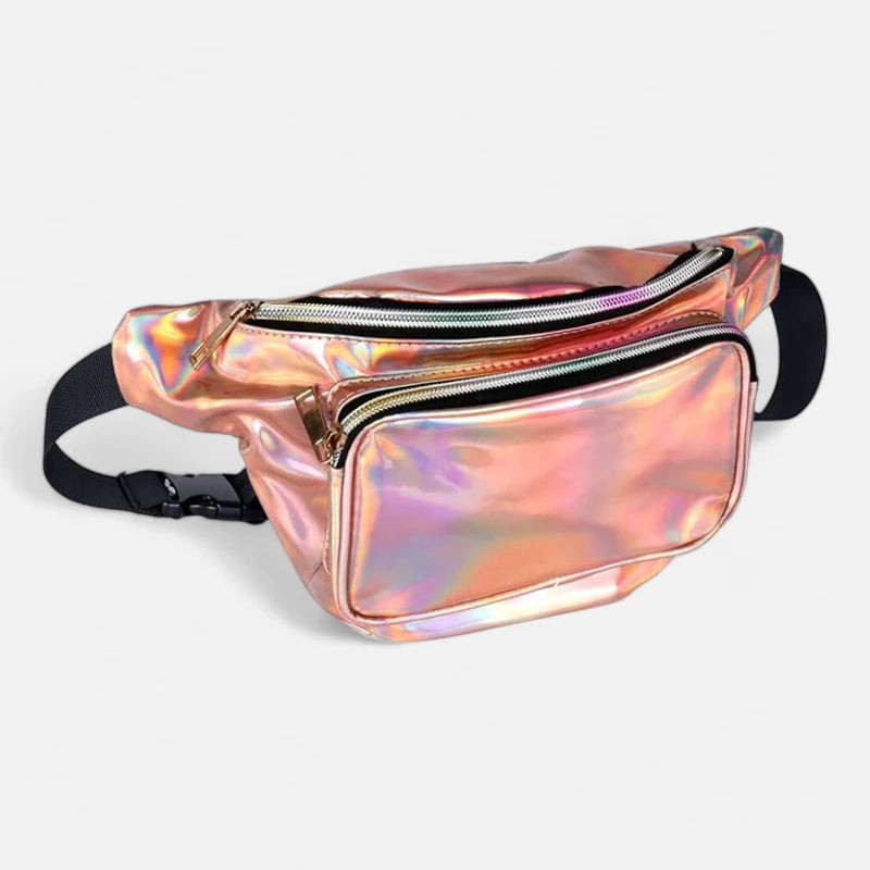 Sac banane holographique brillant tendance Lucette