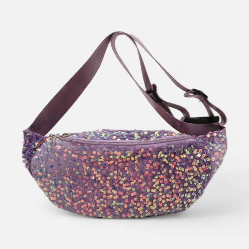 Grand sac banane sequin tendance Stella