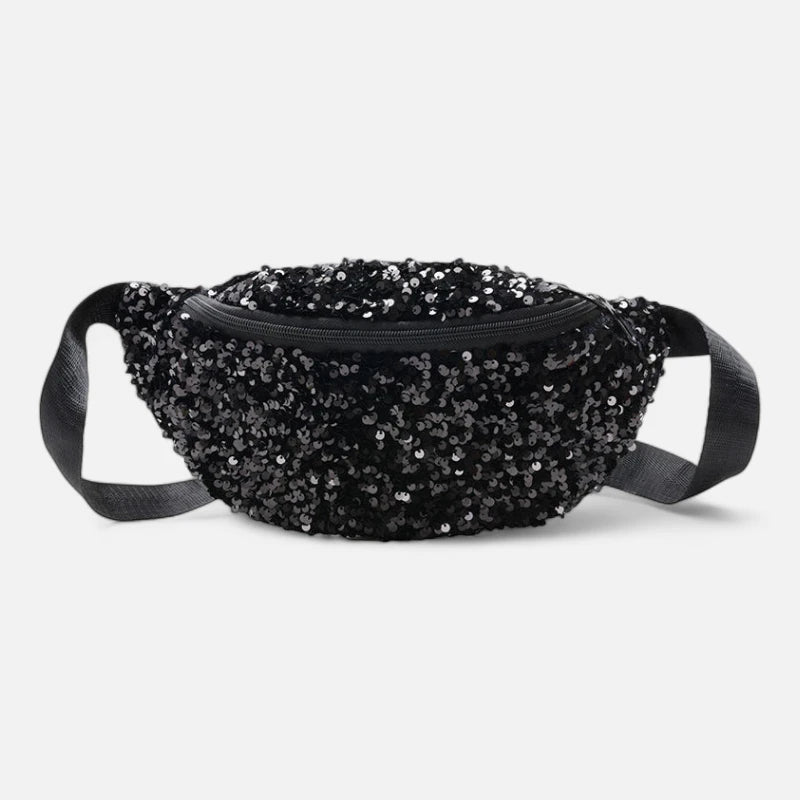 Grand sac banane sequin tendance Stella