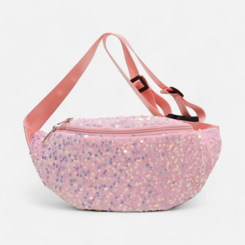 Grand sac banane sequin tendance Stella