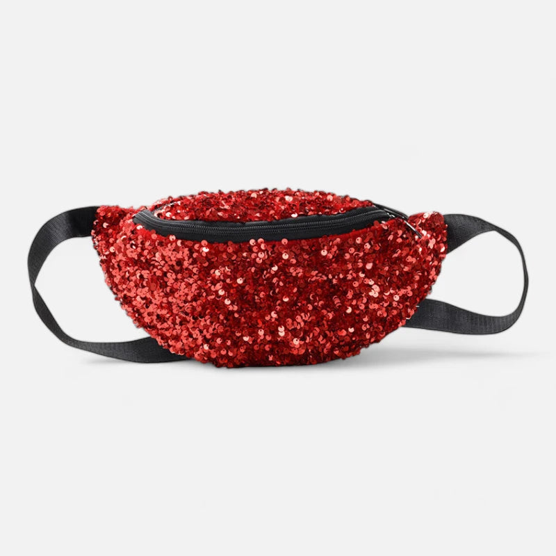 Grand sac banane sequin tendance Stella