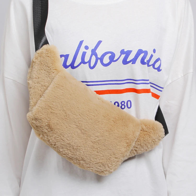 Sac banane fausse fourrure tendance Célestine