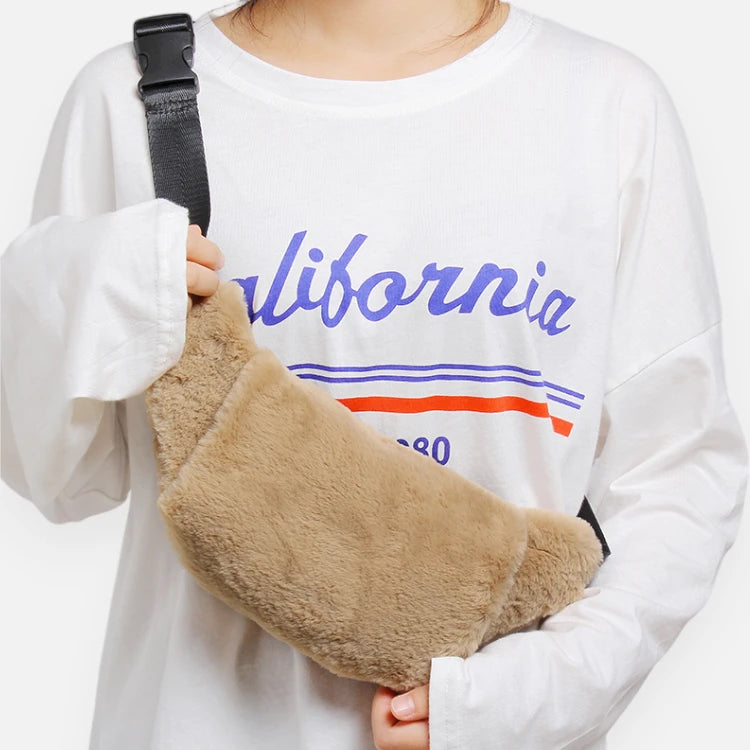 Sac banane fausse fourrure tendance Célestine