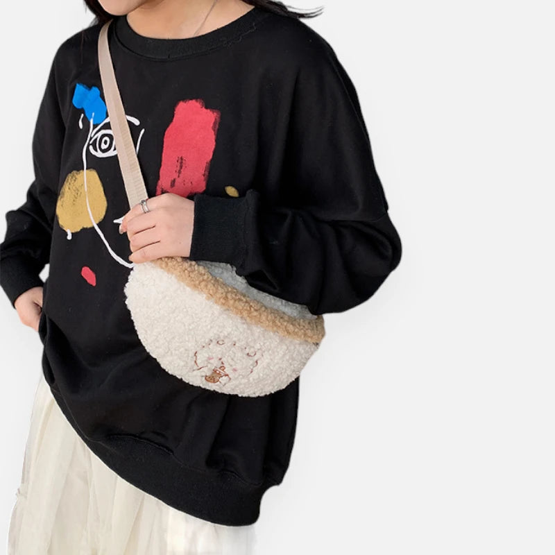 Sac banane moumoute avec ourson Ophélie