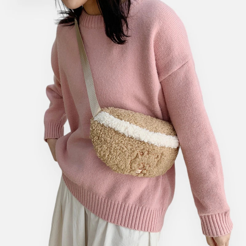 Sac banane moumoute avec ourson Ophélie