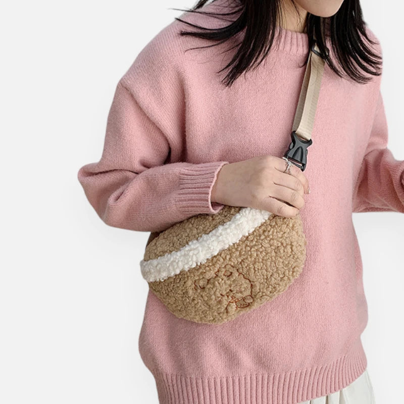 Sac banane moumoute avec ourson Ophélie