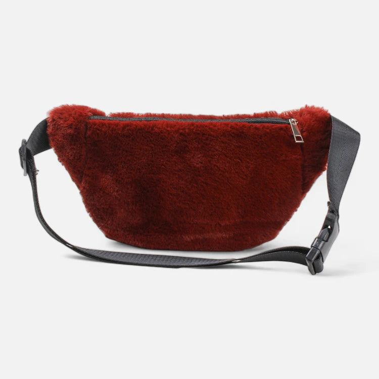 Sac banane fausse fourrure tendance Célestine