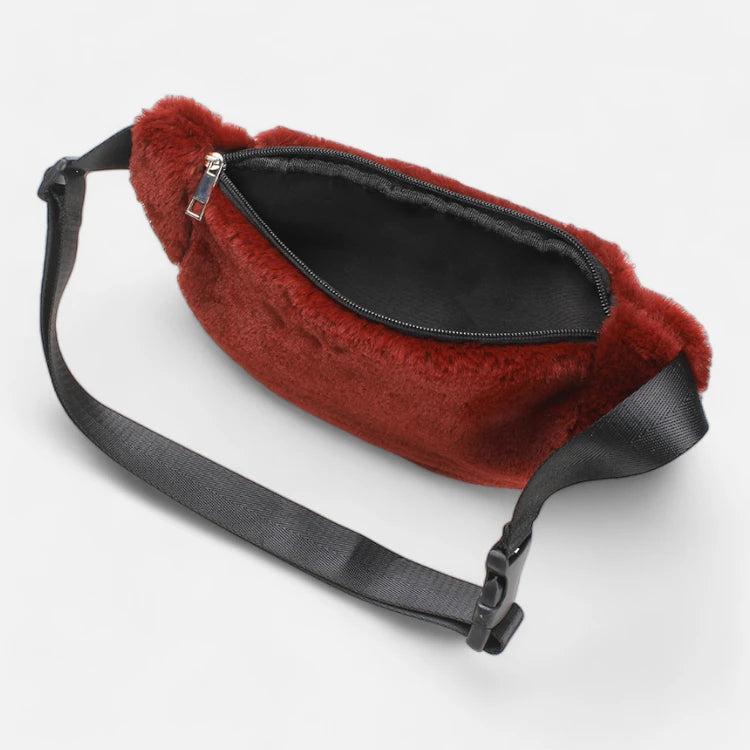 Sac banane fausse fourrure tendance Célestine