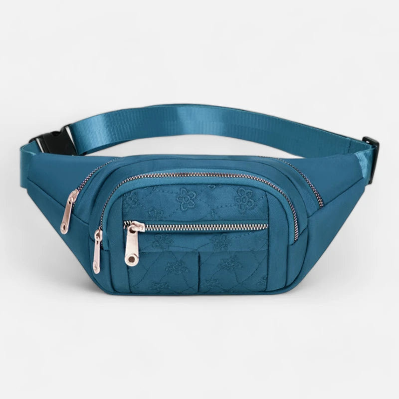 Sac banane tissu à motif floral tendance Françoise