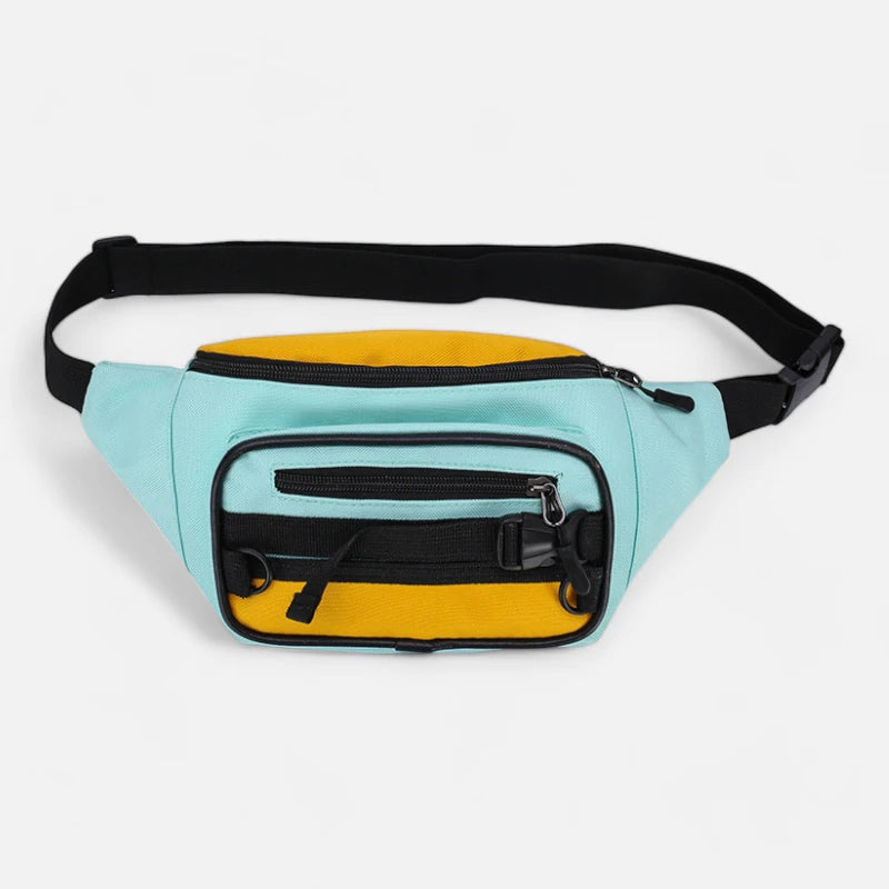 Sac banane tissu bi-color tendance Yolande