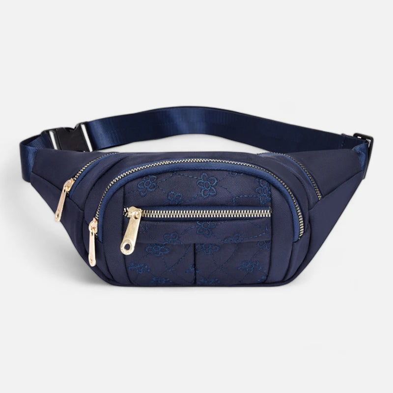 Sac banane tissu à motif floral tendance Françoise