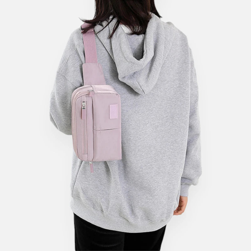 Sac banane tissu rectangulaire tendance Agnès