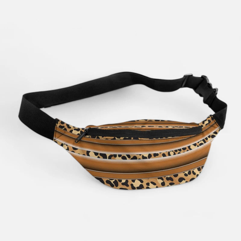 Sac banane léopard en tissu Mélanie