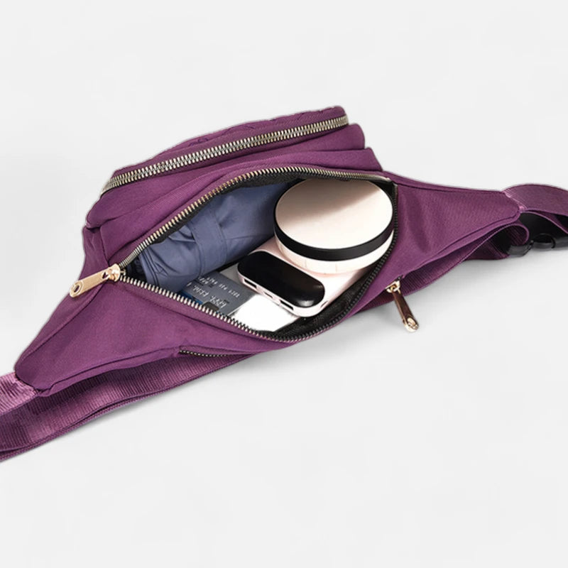 Sac banane tissu à motif floral tendance Françoise