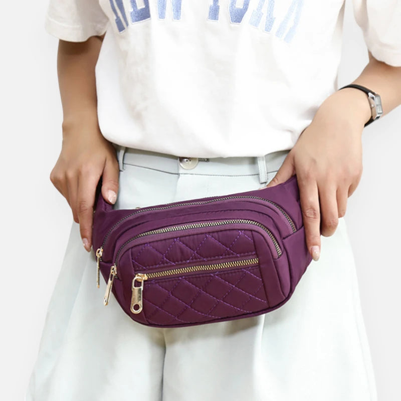 Sac banane tissu matelassé tendance Lise