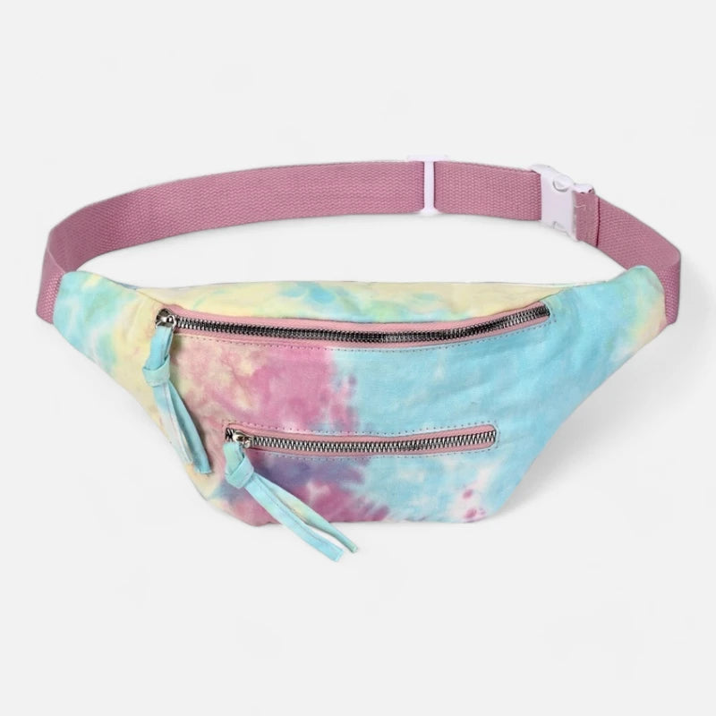 Sac banane tissu multicolore tendance Cécilia