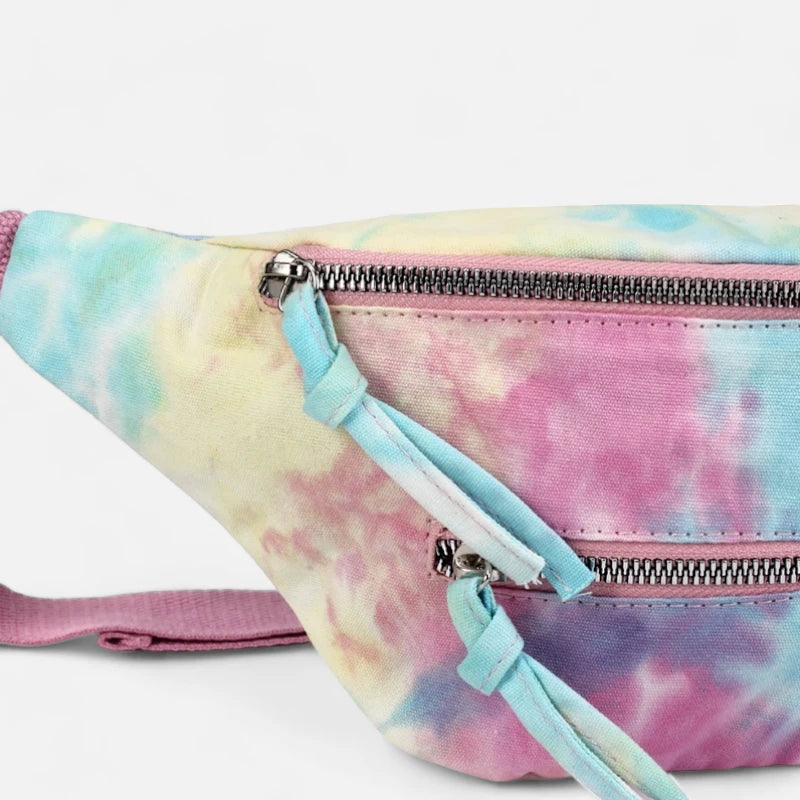 Sac banane tissu multicolore tendance Cécilia