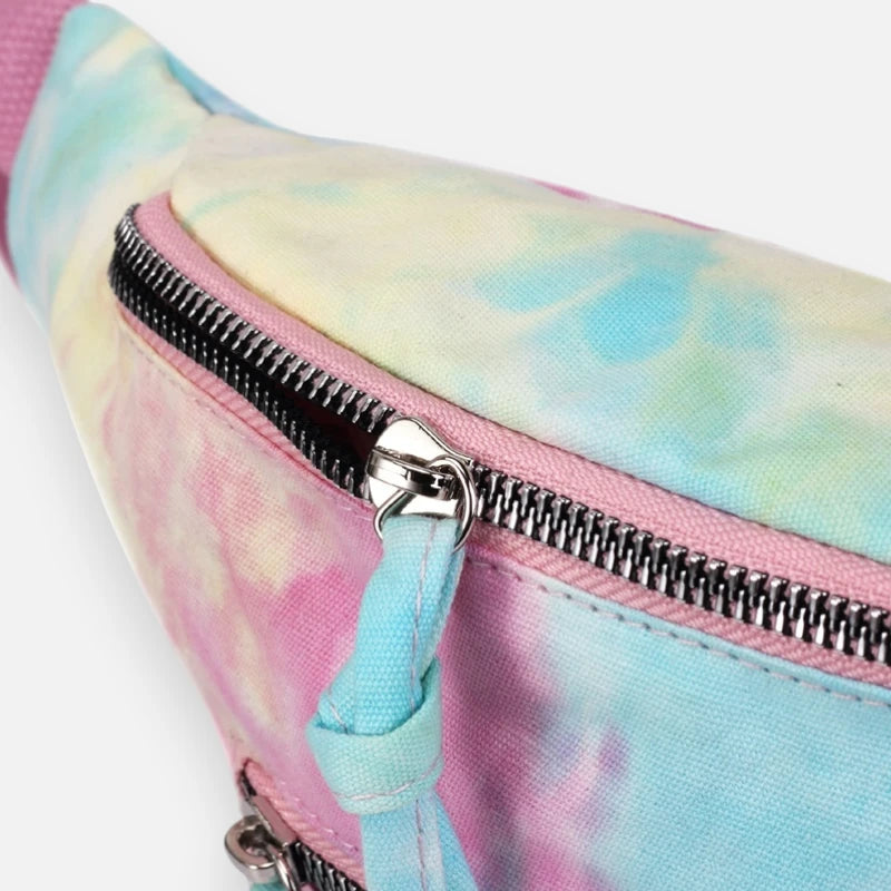 Sac banane tissu multicolore tendance Cécilia