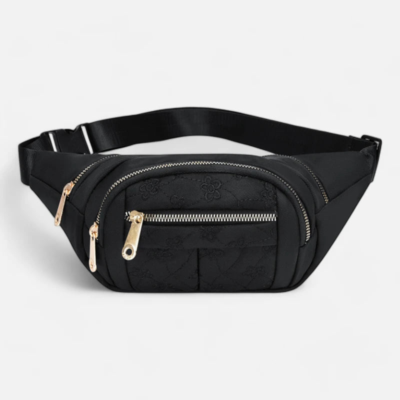 Sac banane tissu à motif floral tendance Françoise