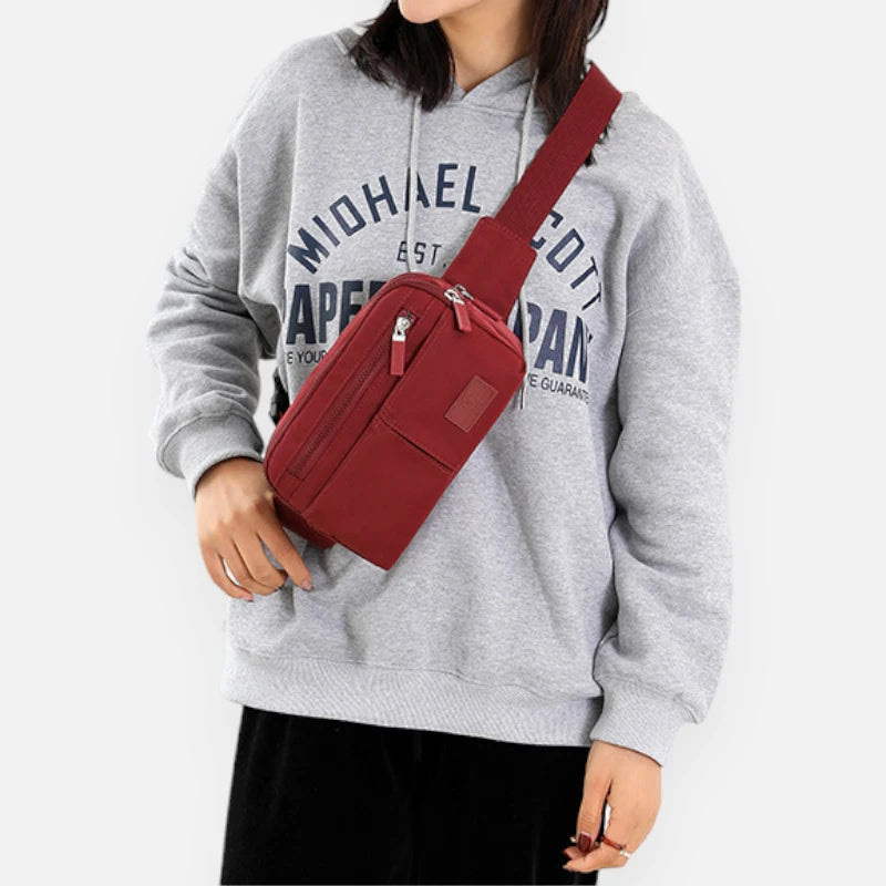 Sac banane tissu rectangulaire tendance Agnès