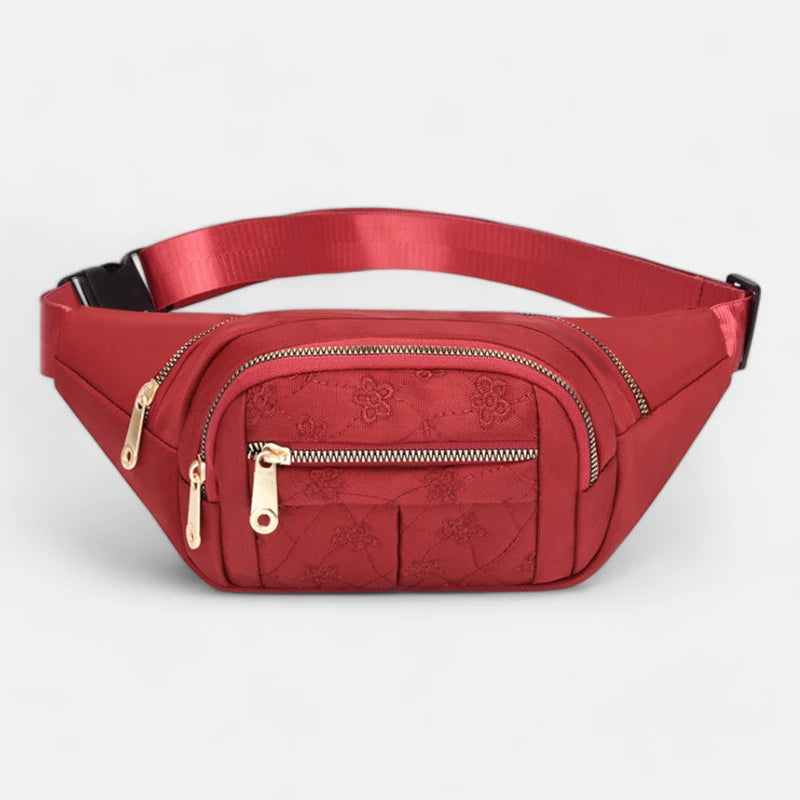 Sac banane tissu à motif floral tendance Françoise