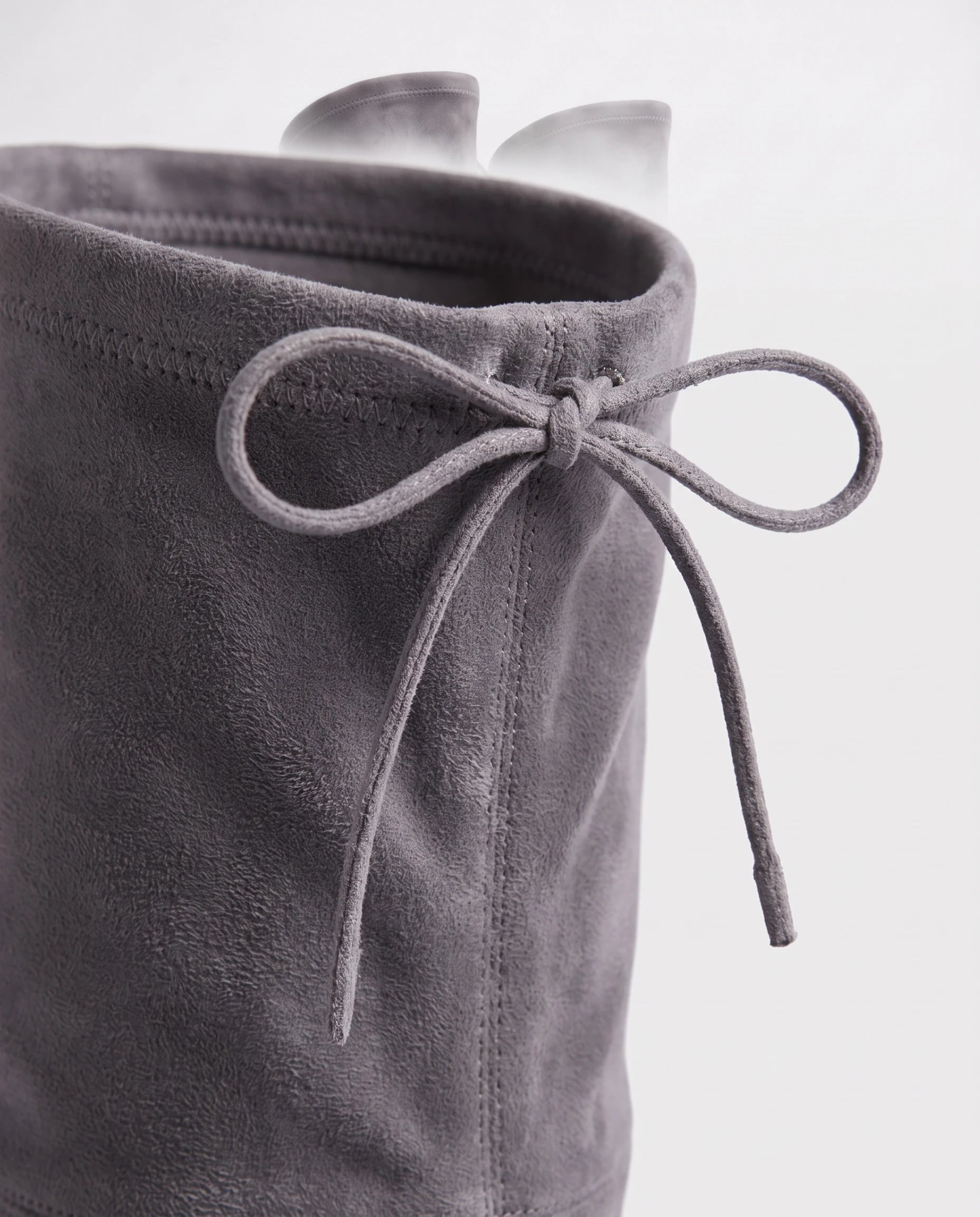 Cuissardes stretch à talon bloc Iphigénie — Gris, packshot vue complémentaire