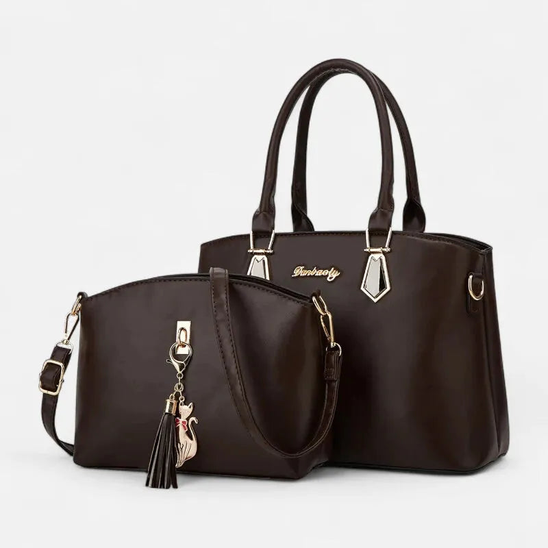 Ensemble sac à main et pochette bandoulière Clara