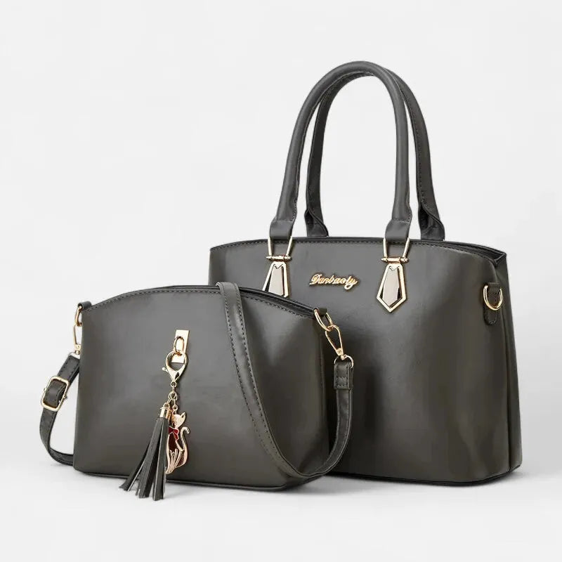Ensemble sac à main et pochette bandoulière Clara