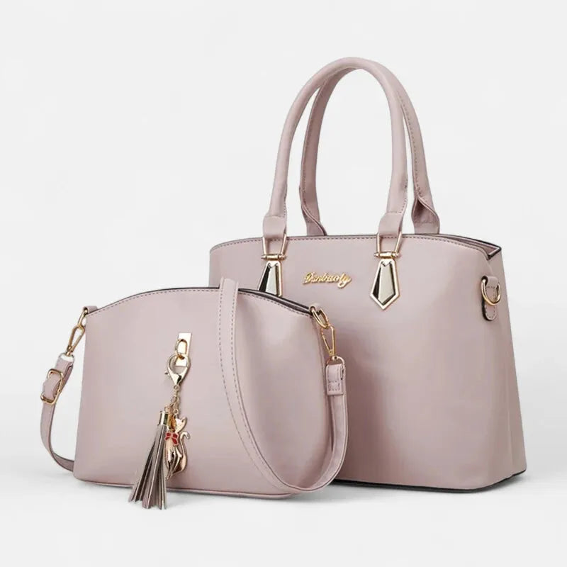Ensemble sac à main et pochette bandoulière Clara