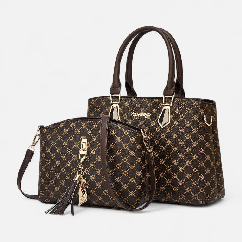 Ensemble sac à main et pochette bandoulière Clara