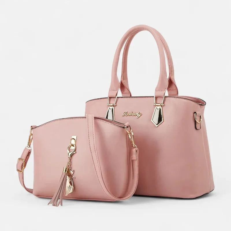 Ensemble sac à main et pochette bandoulière Clara