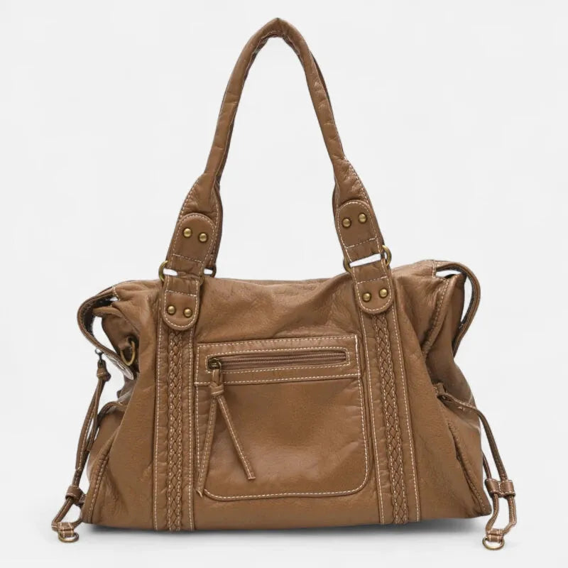 Grand sac à main bandoulière de cours vintage Joséphine