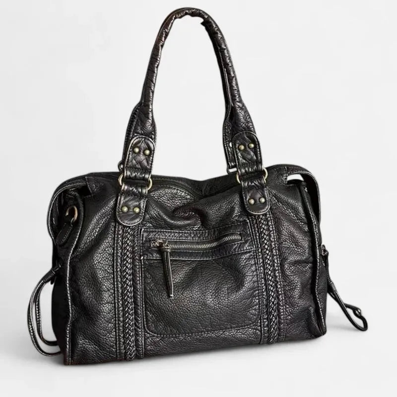 Grand sac à main bandoulière de cours vintage Joséphine