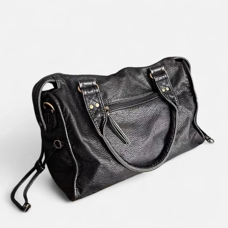 Grand sac à main bandoulière de cours vintage Joséphine