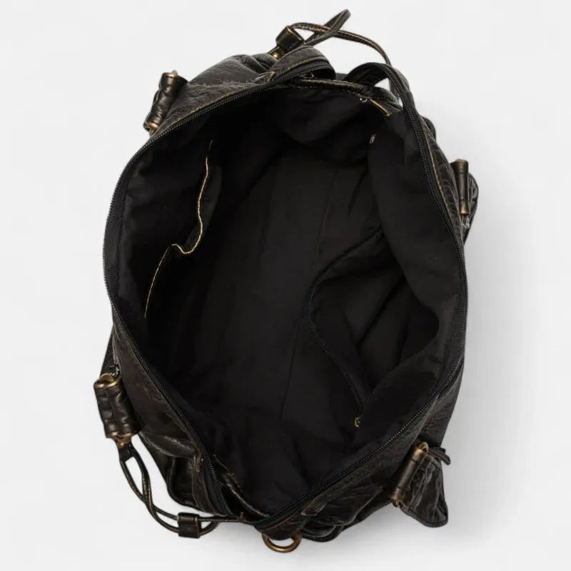 Grand sac à main bandoulière de cours vintage Joséphine