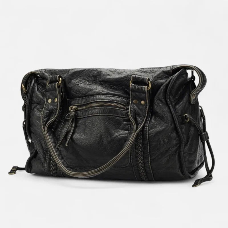 Grand sac à main bandoulière de cours vintage Joséphine