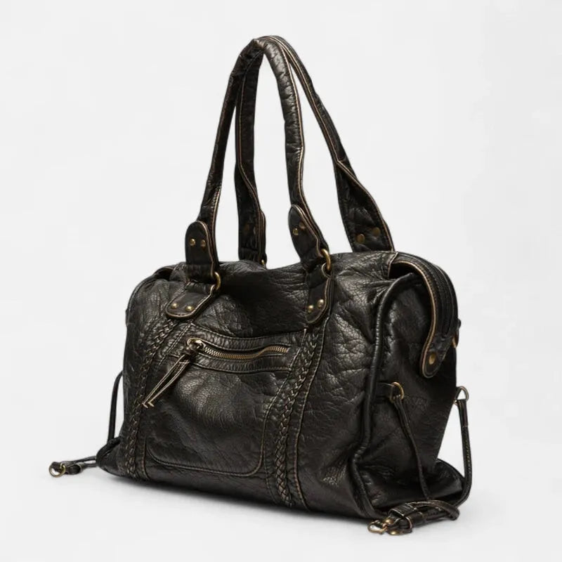 Grand sac à main bandoulière de cours vintage Joséphine