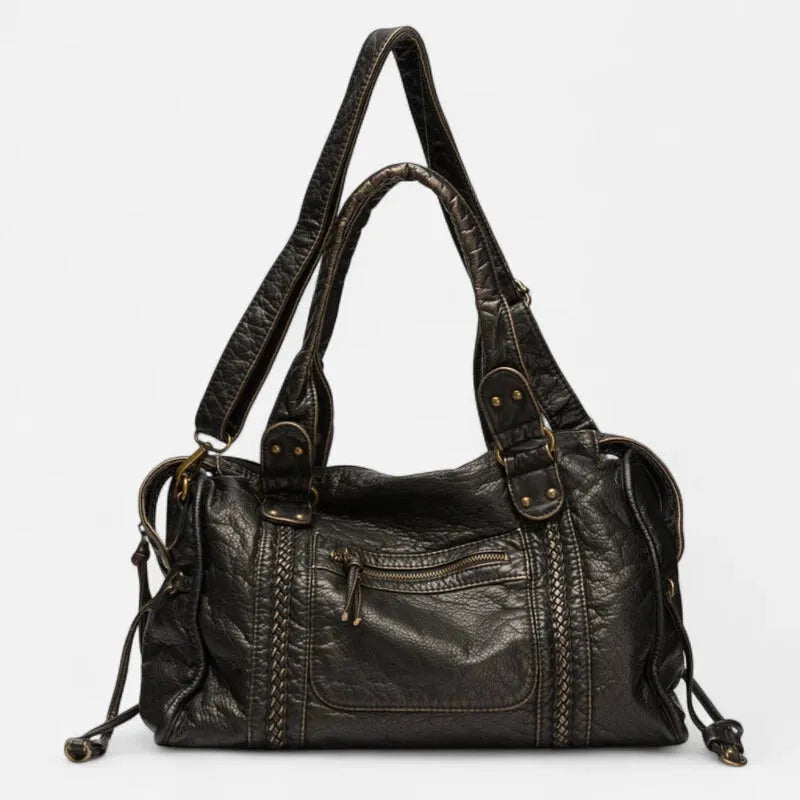 Grand sac à main bandoulière de cours vintage Joséphine