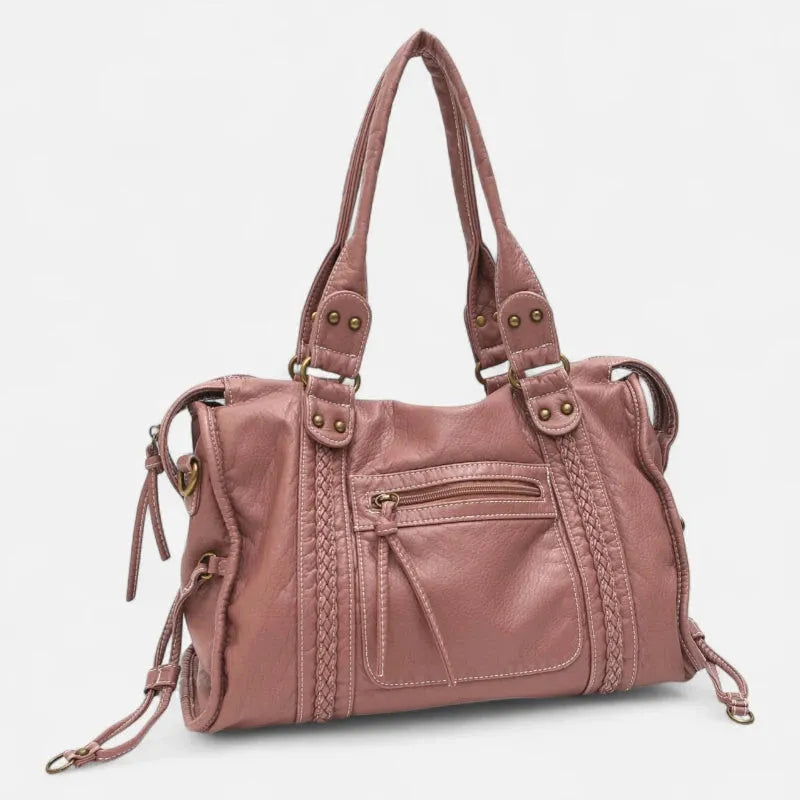 Grand sac à main bandoulière de cours vintage Joséphine