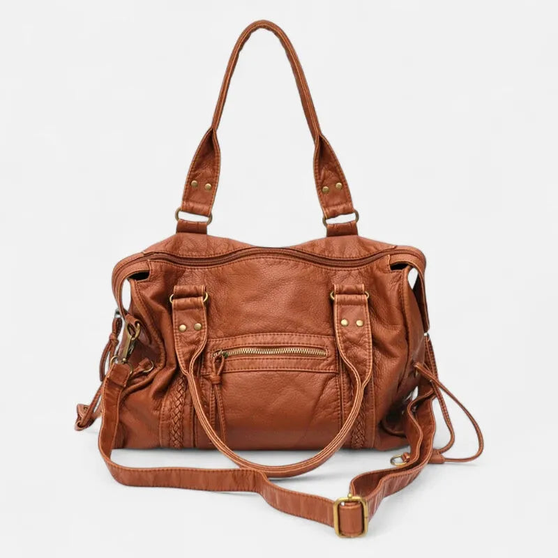 Grand sac à main bandoulière de cours vintage Joséphine