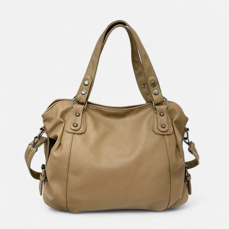 Grand sac à main bandoulière souple de cours Anaëlle