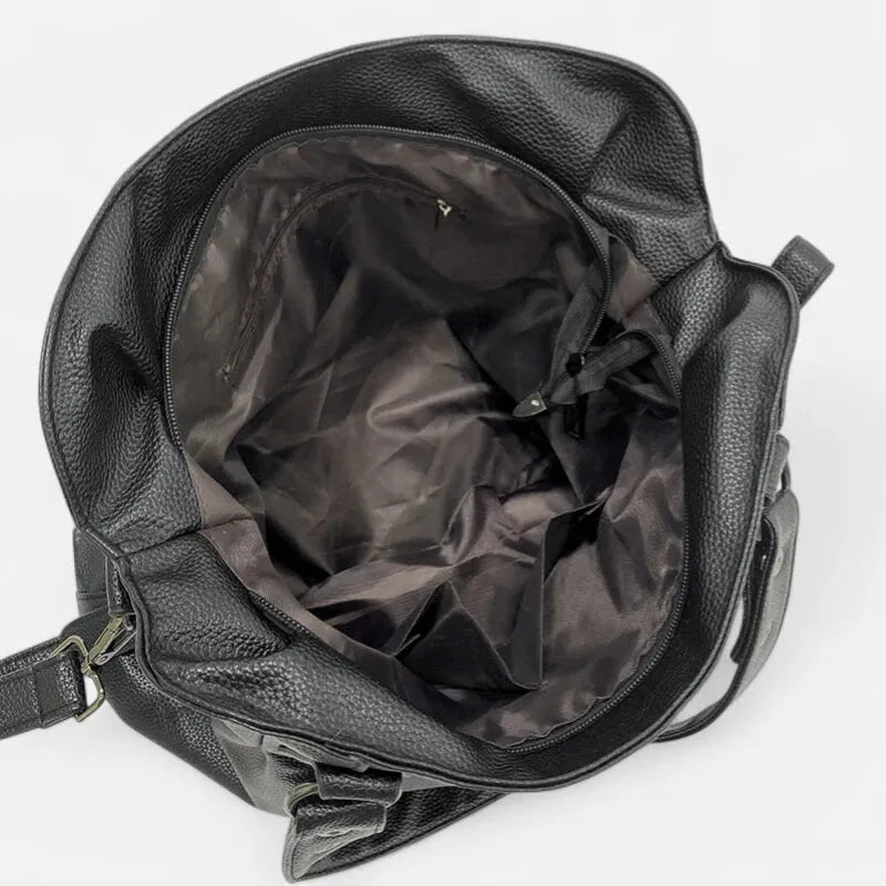 Grand sac à main bandoulière souple de cours Anaëlle