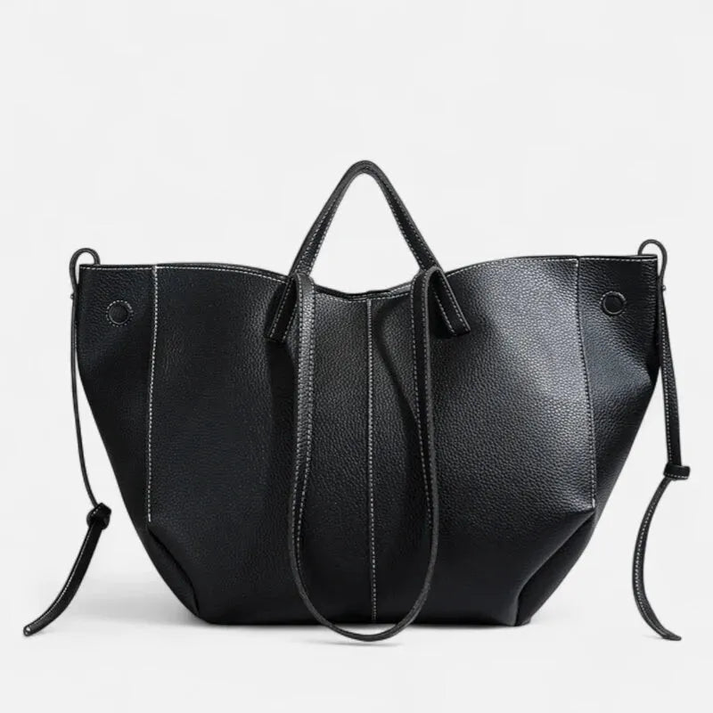 Grand sac à main cabas double porté Élodie