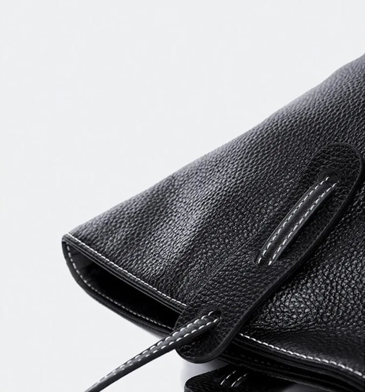 Grand sac à main cabas grainé Clara