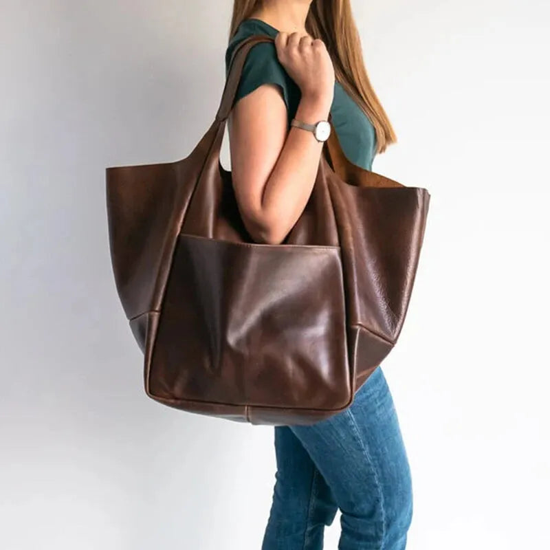 Grand sac à main cabas souple Alina